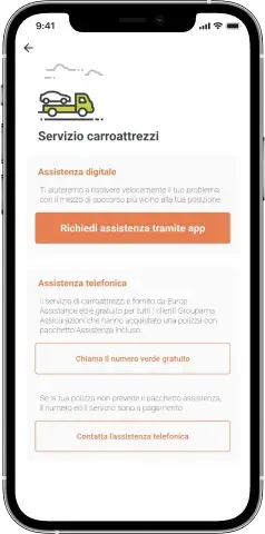 Richiedi carroattrezzi